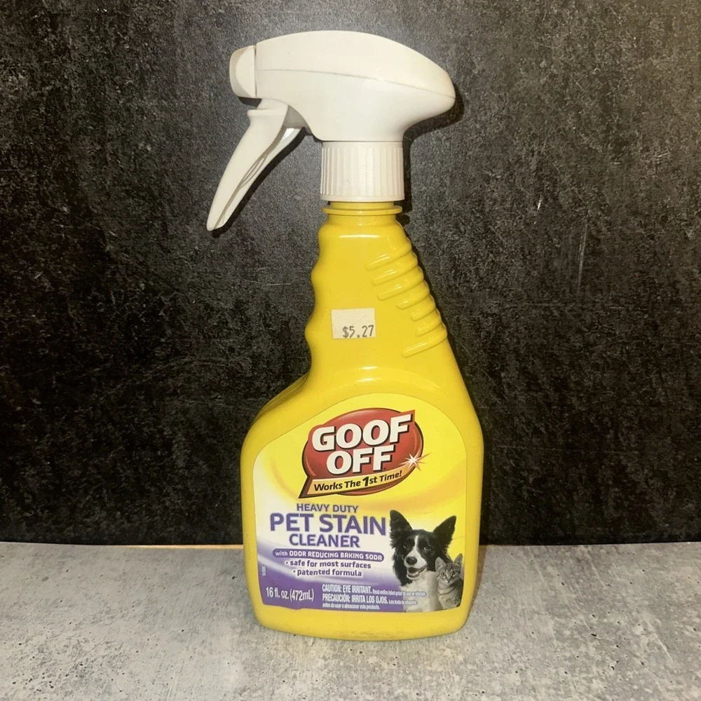 Goof Off Heavy Dutty Pet Stain Cleaner  Rug